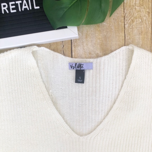 NWT Vylette Dip-Dye Design Sweater  Side Slits - Picture 5 of 8